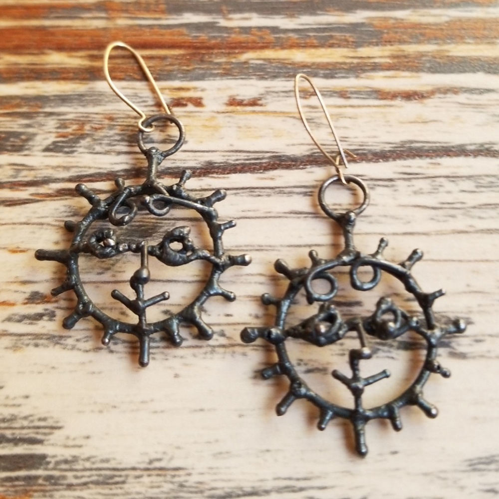 VTG sun earrings